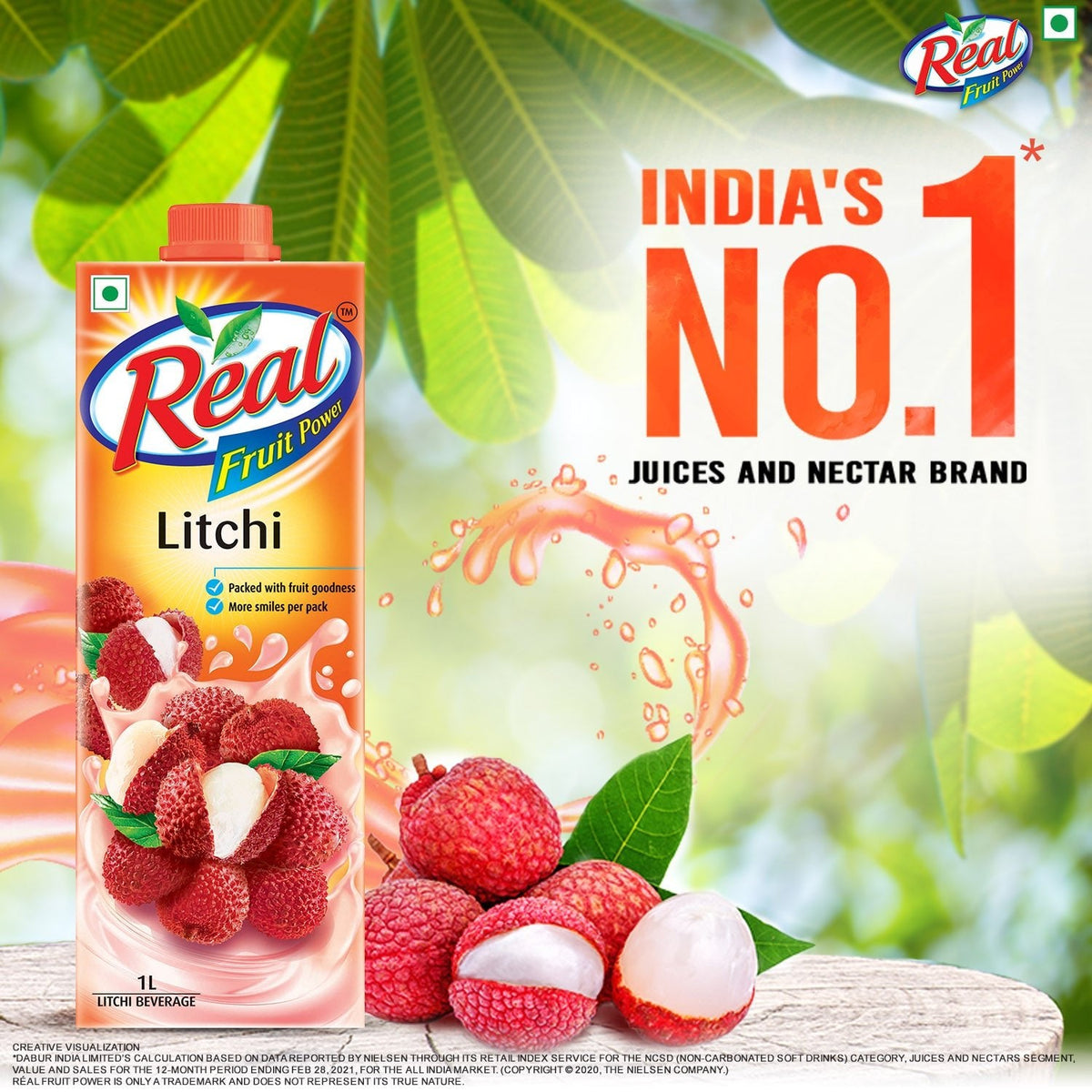 Dabur Réal Fruit Power Litchi 1L