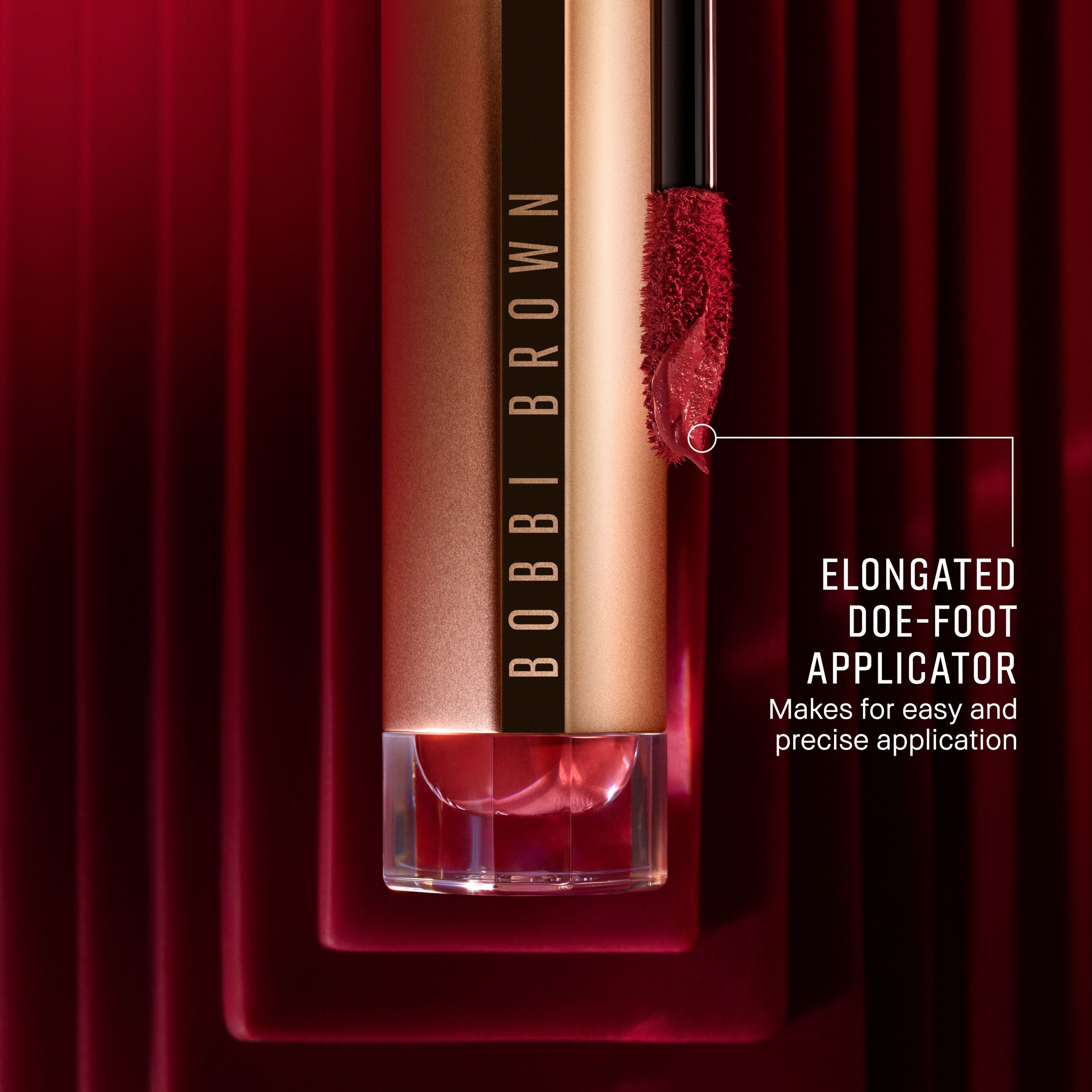 Bobbi Brown Luxe Matte Red Liquid Lipstick - Plum And Done (6ml)