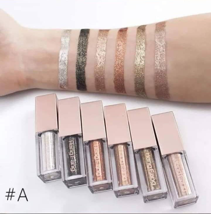 HENG FANG - Liquid Glitter Eyeshadow Set (A)