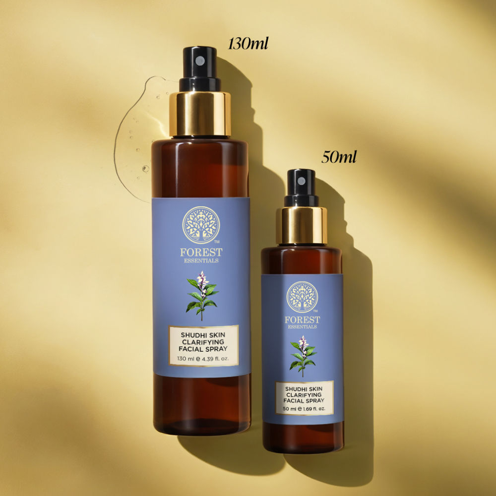 Forest Essentials Shudhi Skin Clarifying Facial Spray - Hydrating Toner for Acne Prone Skin (130ml)