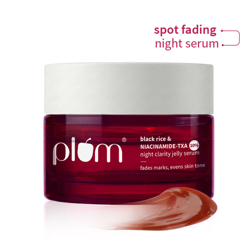 Plum Black Rice & Niacinamide-TXA 10% Night Clarity Jelly Serum (25ml)
