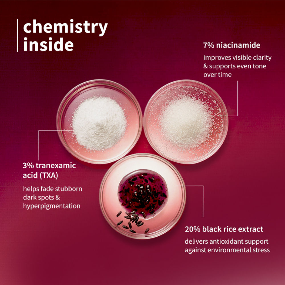 Plum Black Rice & Niacinamide-TXA 10% Night Clarity Jelly Serum (25ml)