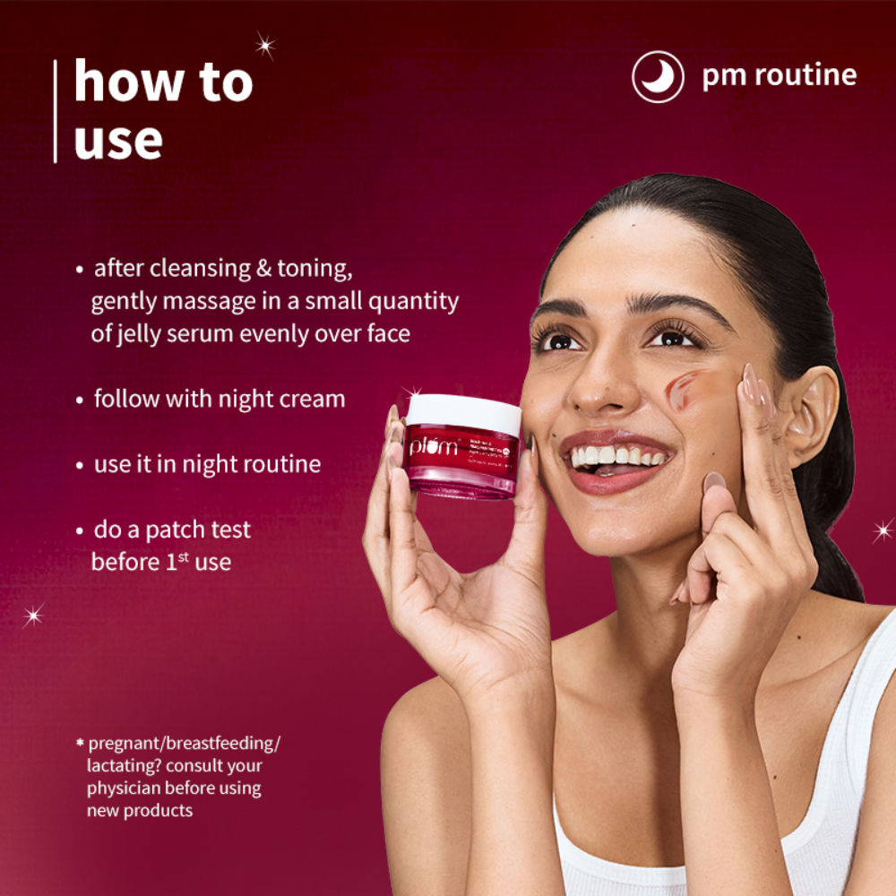 Plum Black Rice & Niacinamide-TXA 10% Night Clarity Jelly Serum (25ml)