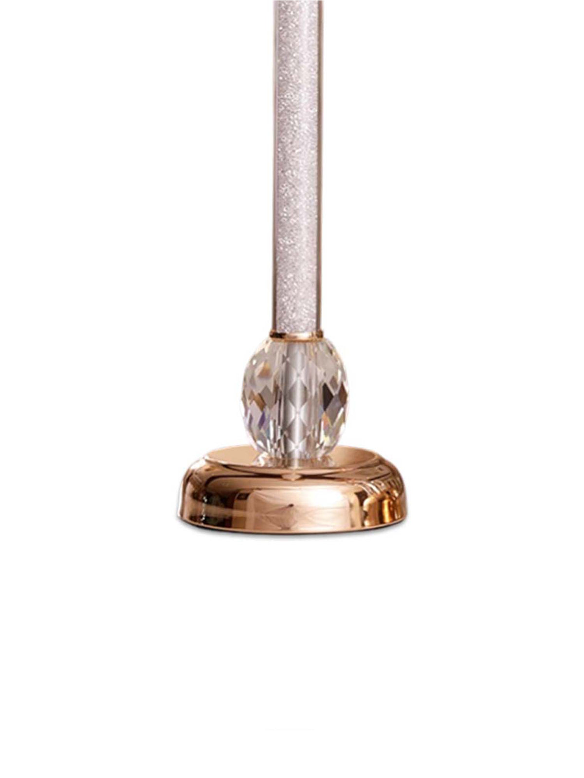 Aarvi Decor Gold Crystal Filled Candle Holder