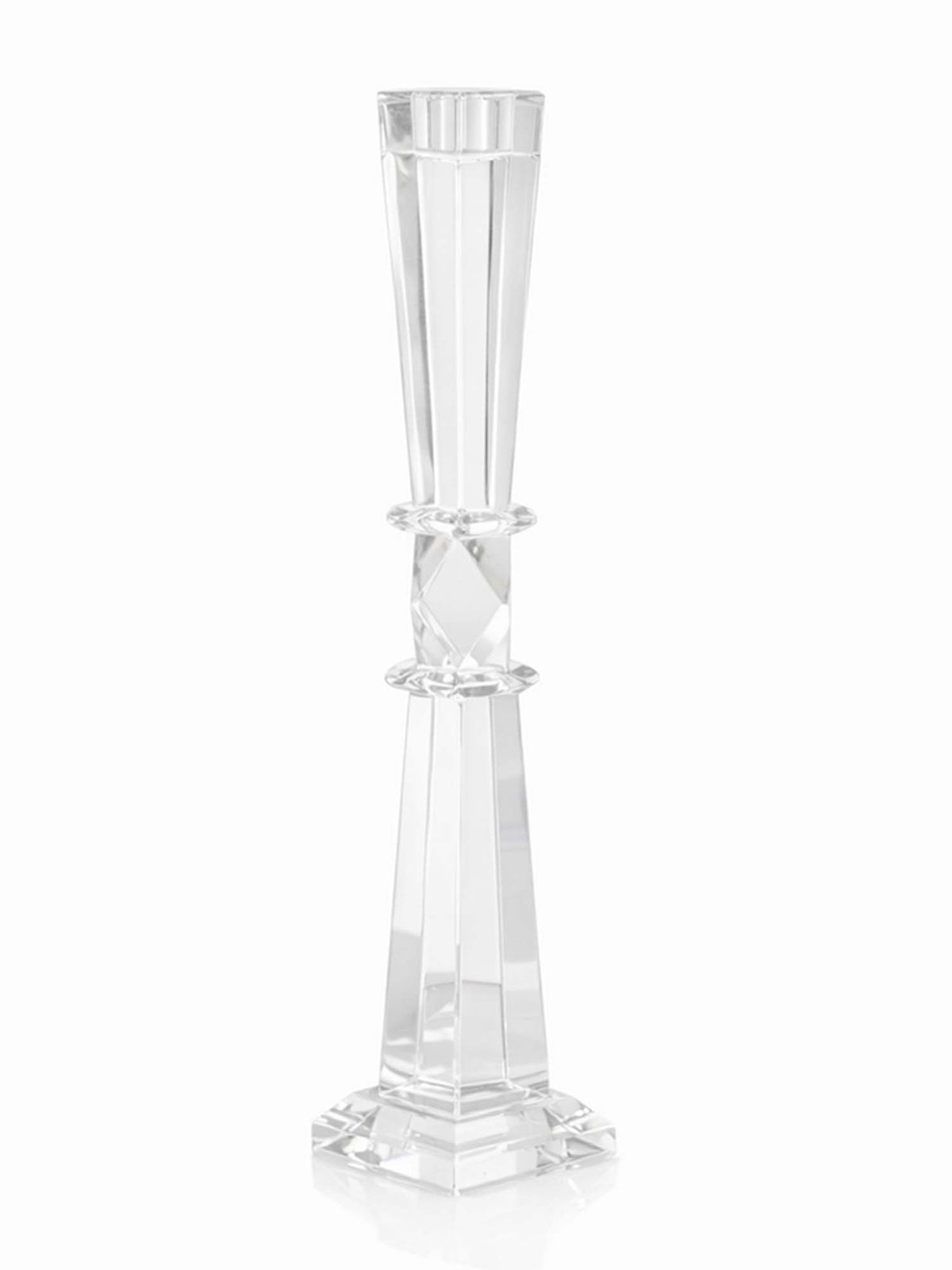 Aarvi Decor Geometric Cut Crystal Candle Holder