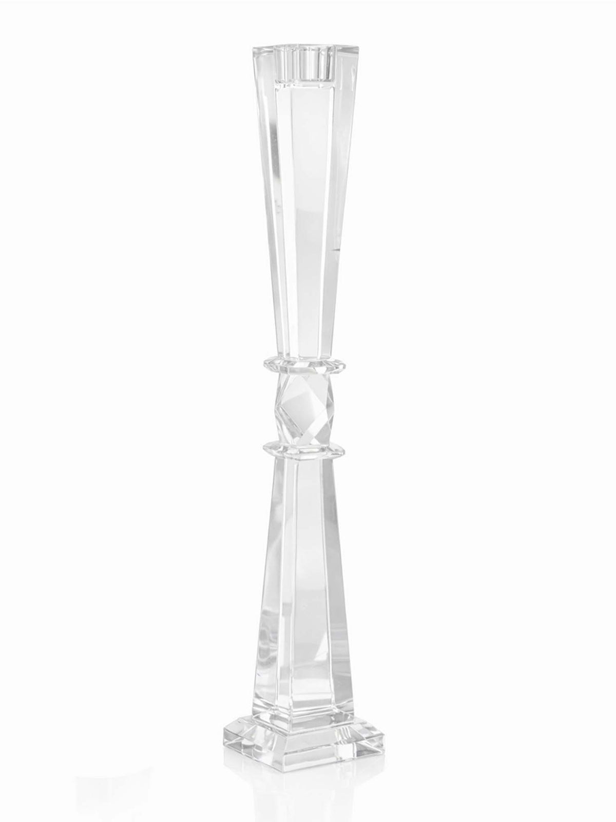 Aarvi Decor Geometric Cut Crystal Candle Holder