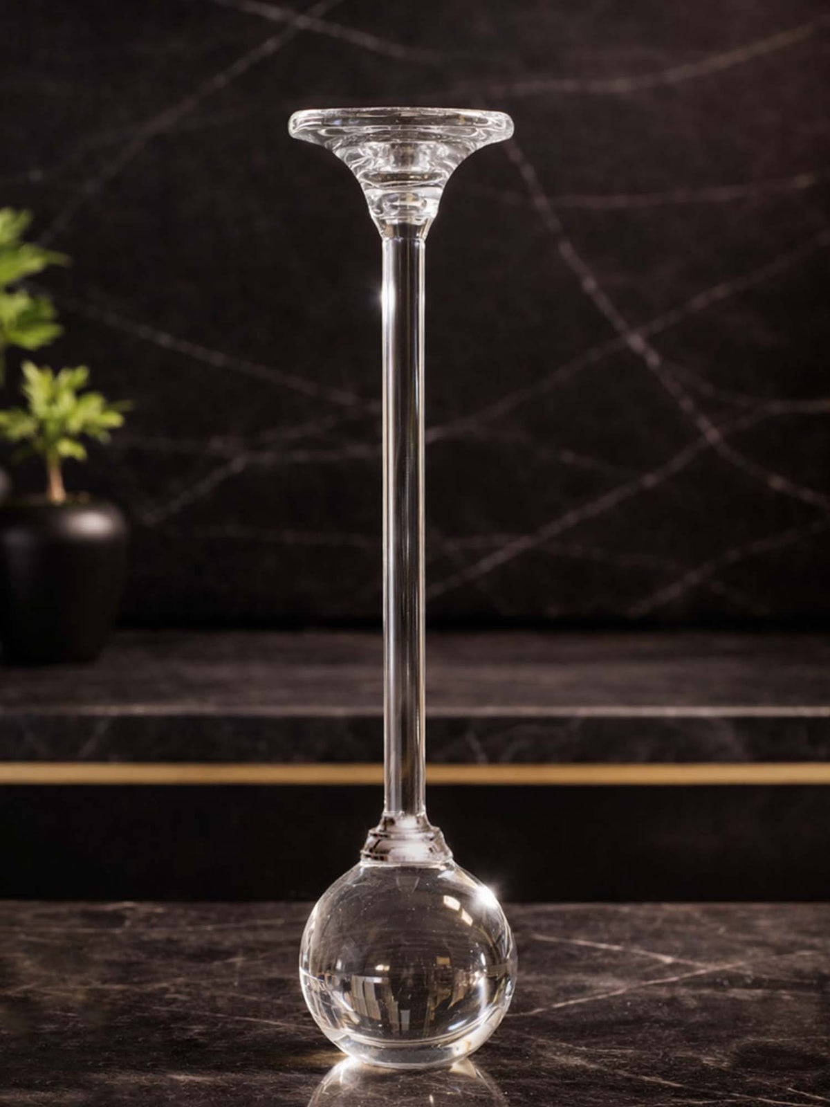 Aarvi Decor Crystal Ball Celestial Orb Candle Holder (S) · S