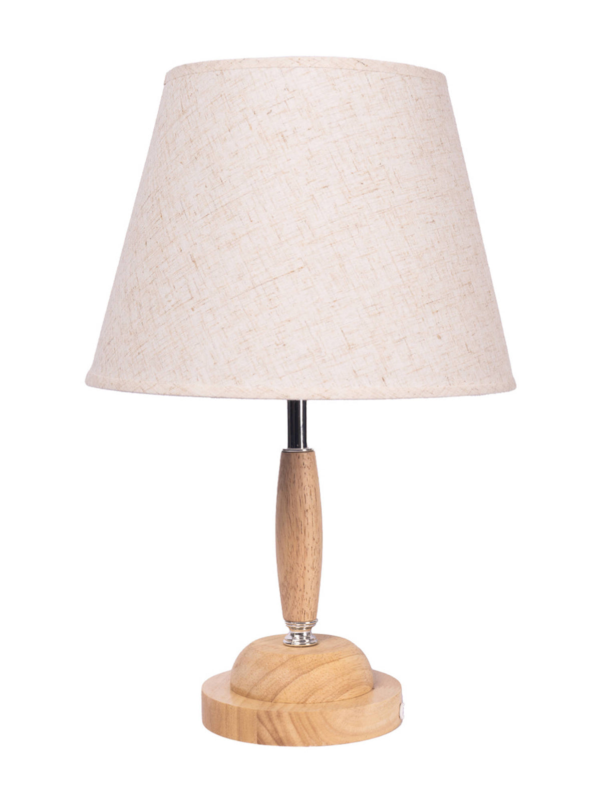 Aarvi Decor Beige Wooden Table Lamp · One Size