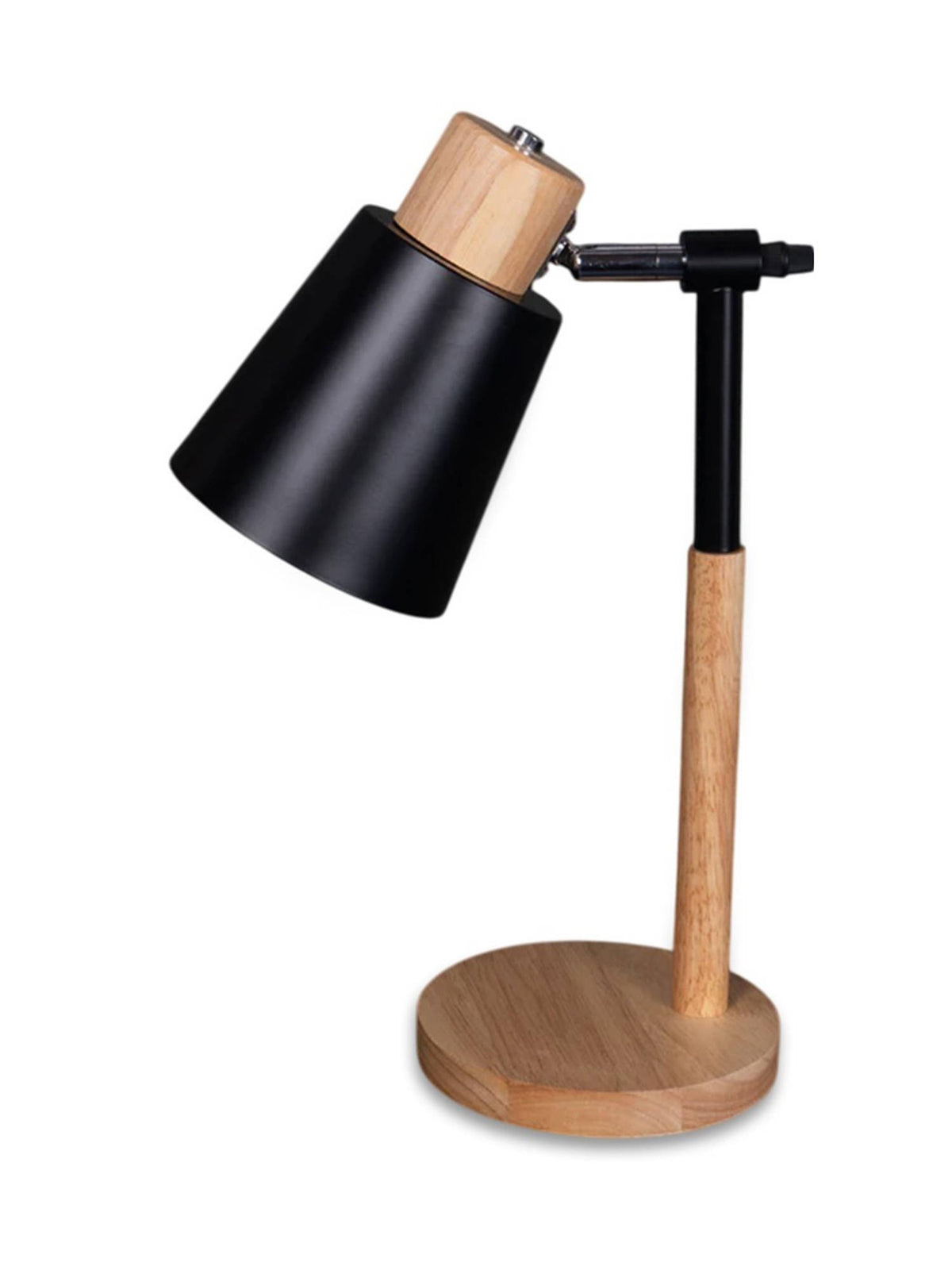 Aarvi Decor Wooden Metallic Black Study Desk Lamp · One Size