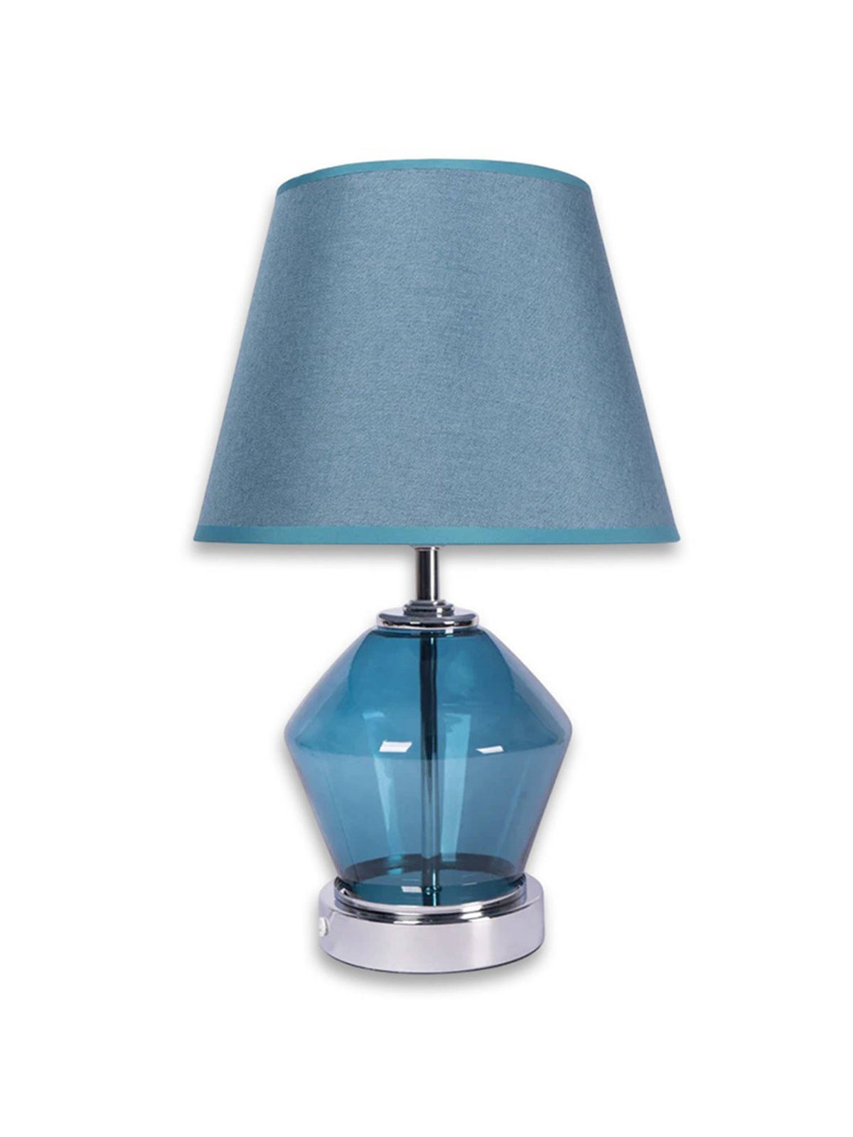Aarvi Decor Blue Glass Table Lamp · One Size