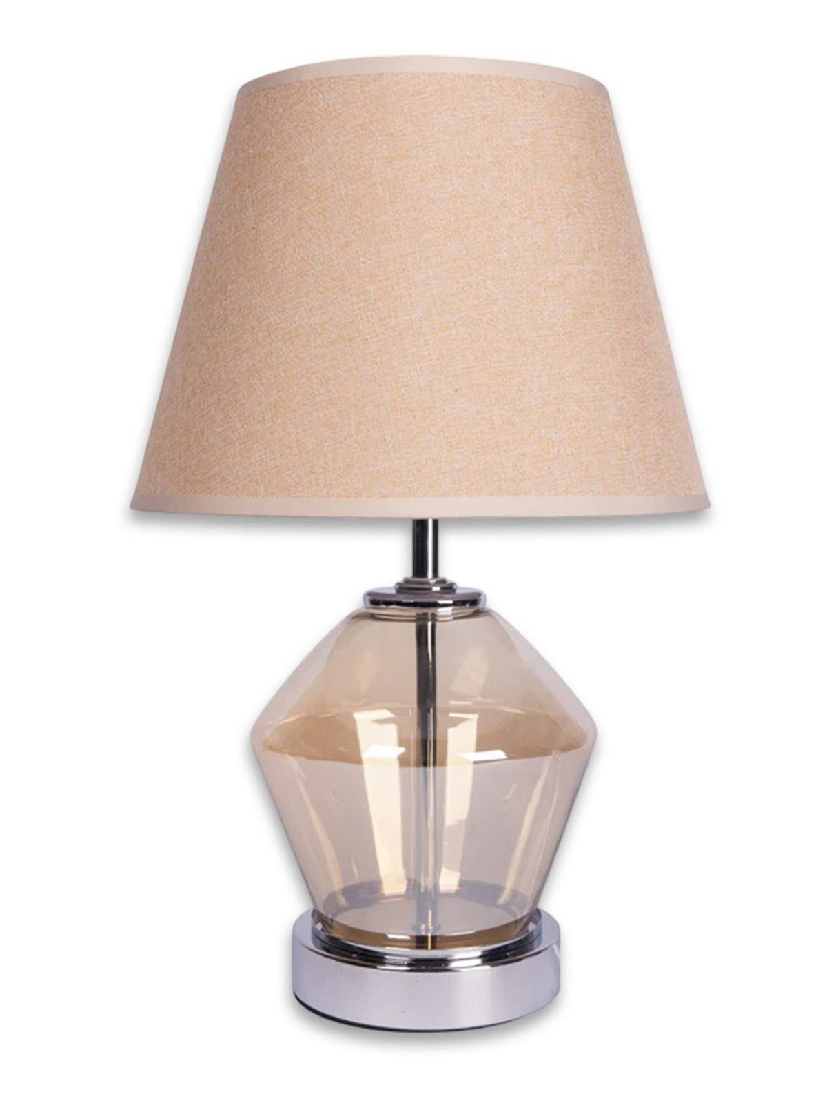 Aarvi Decor Beige Glass Table Lamp · One Size