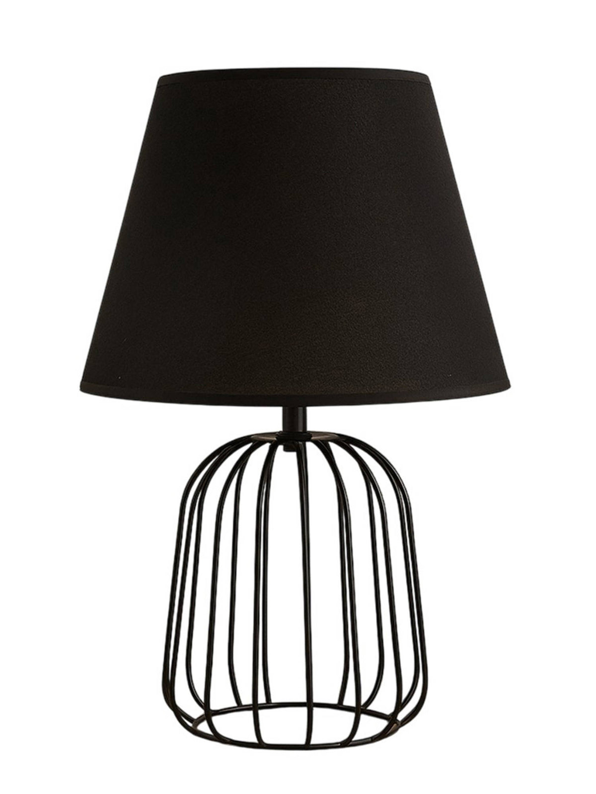 Aarvi Decor Black Metal Cage Table Lamp · One Size