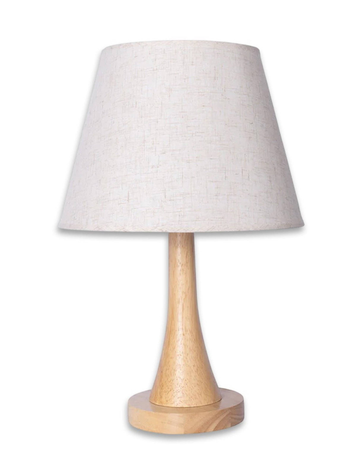 Aarvi Decor Beige Wooden Elegant Table Lamp