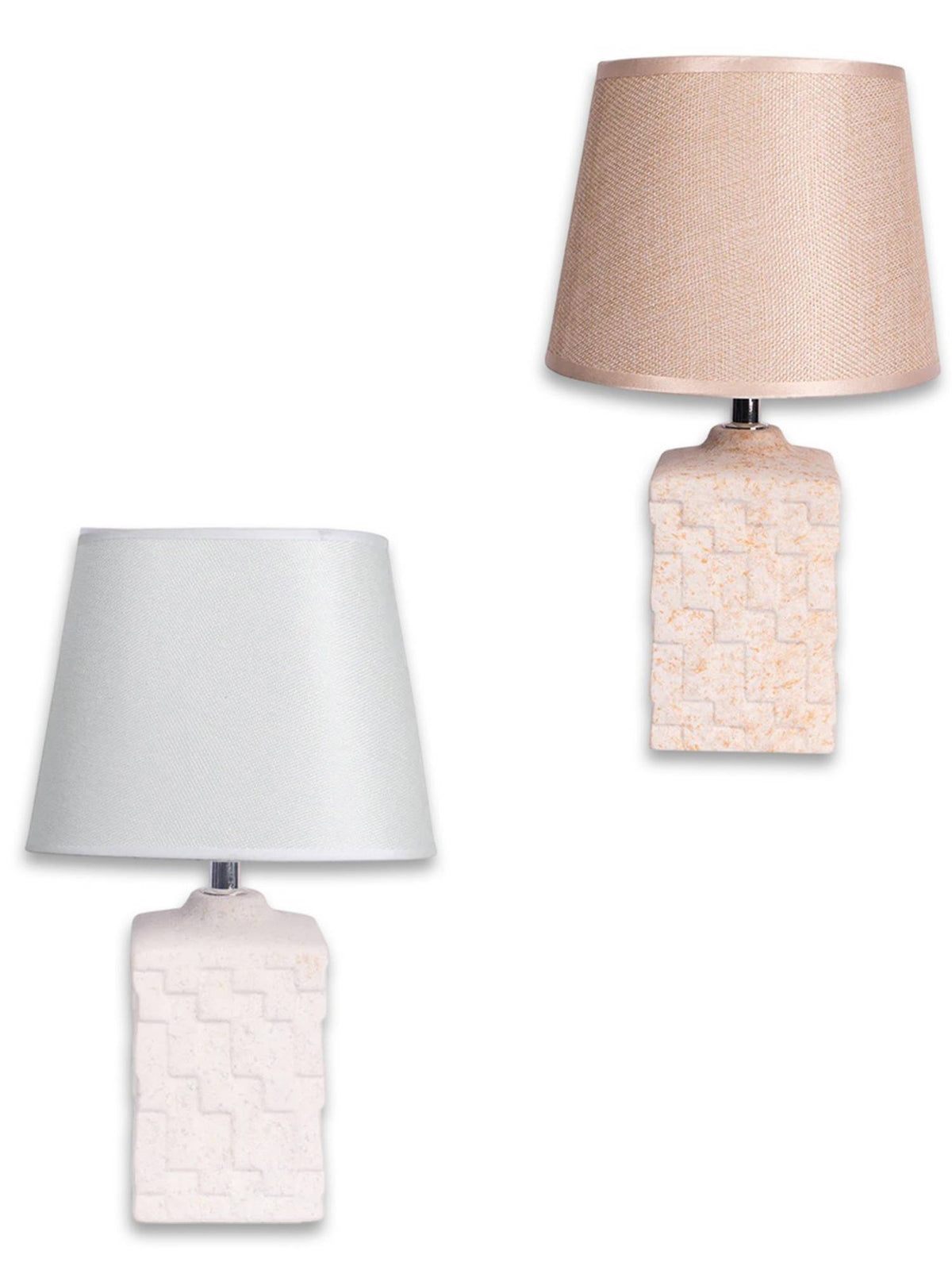 Aarvi Decor Beige Ceramic Table Lamp