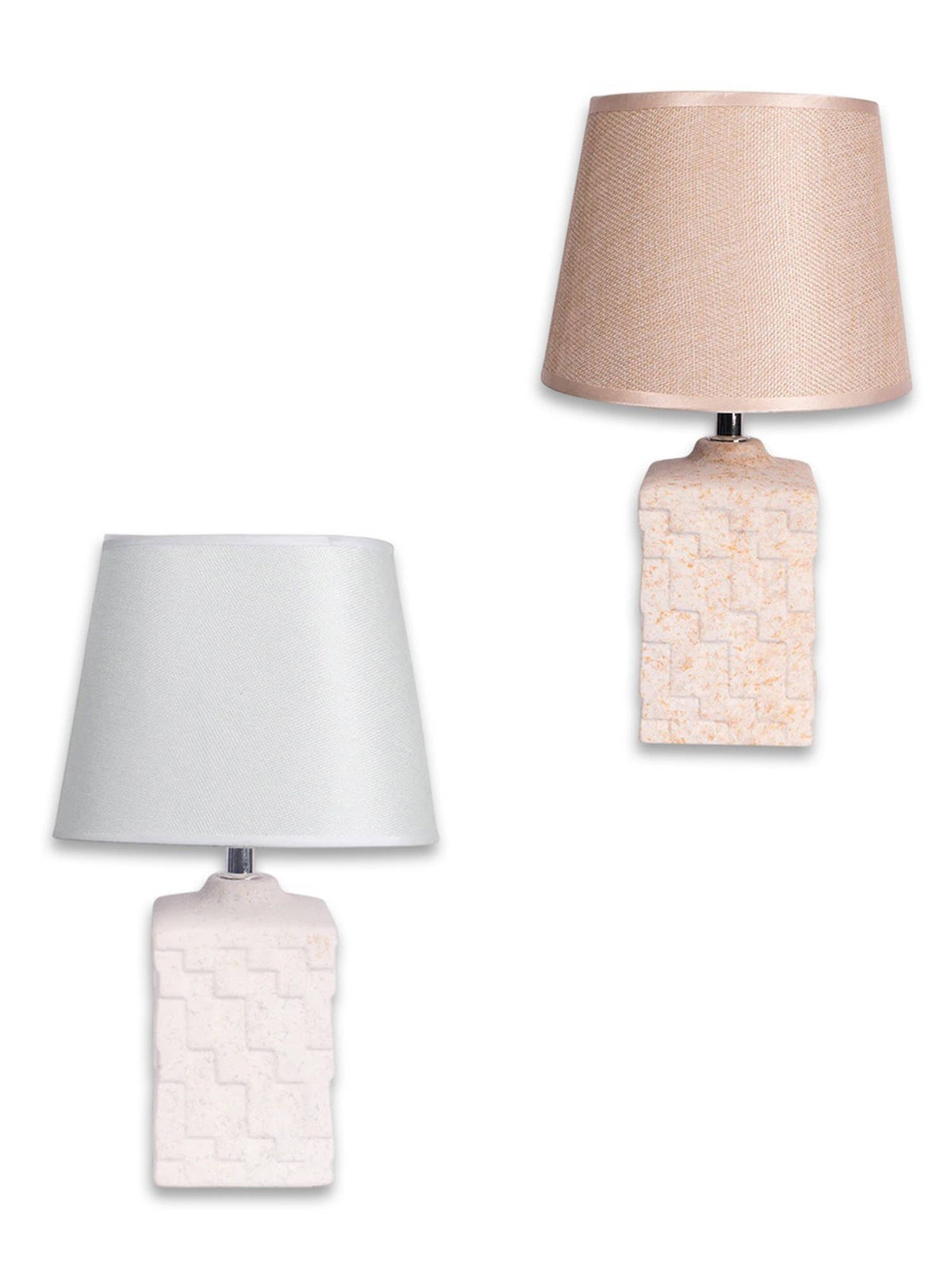 Aarvi Decor White Ceramic Table Lamp