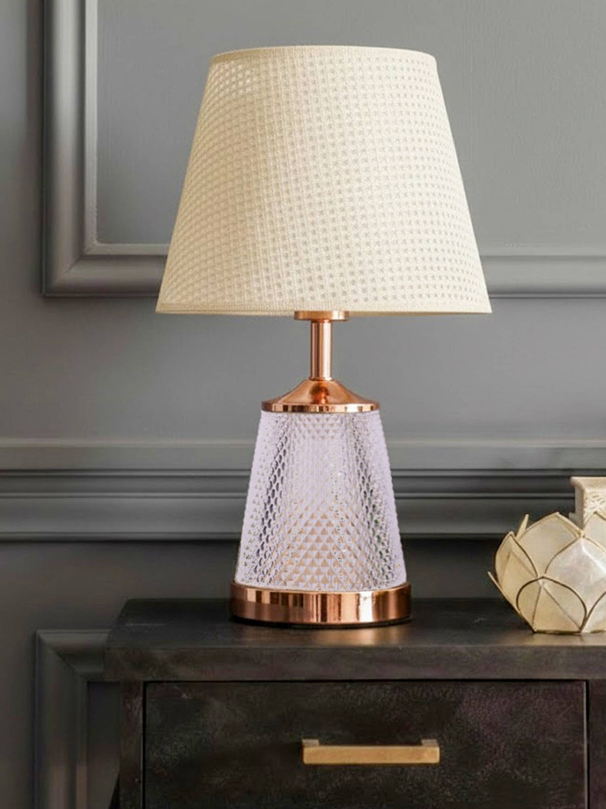 Aarvi Decor Fibreglass Aura Table Lamp · One Size
