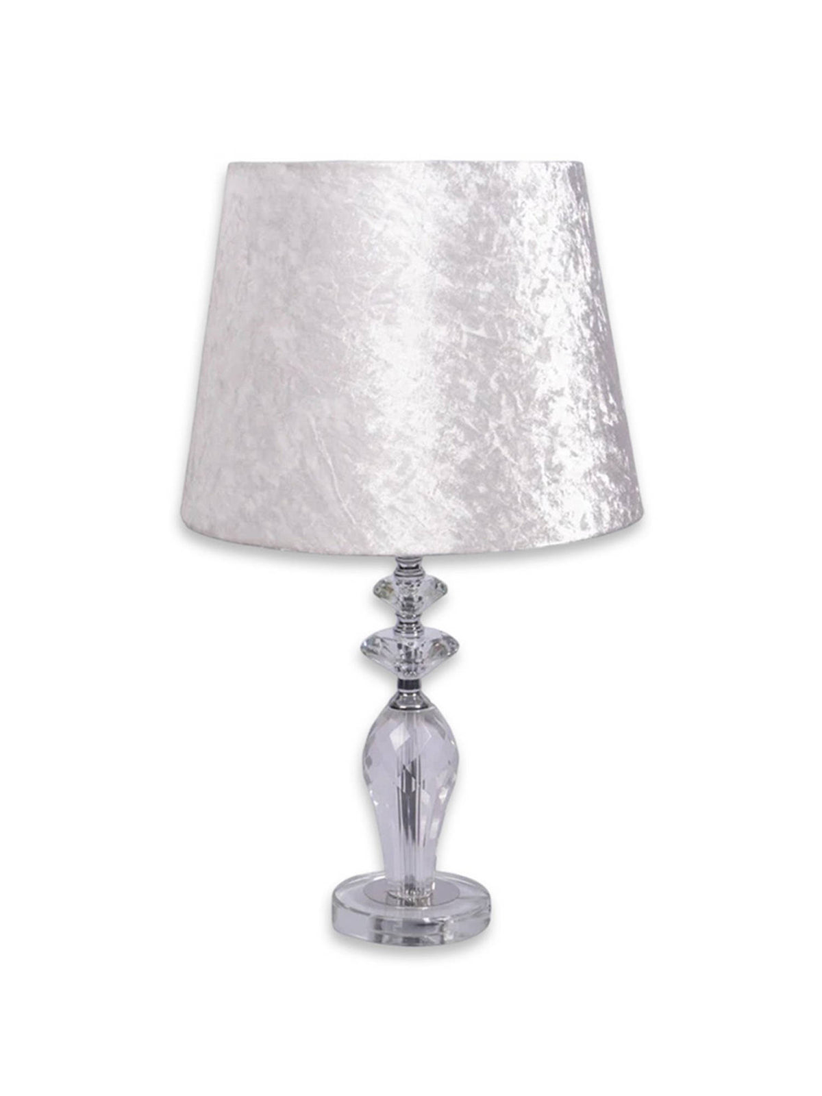 Aarvi Decor Nova Velvet Crystal Table Lamp · One Size