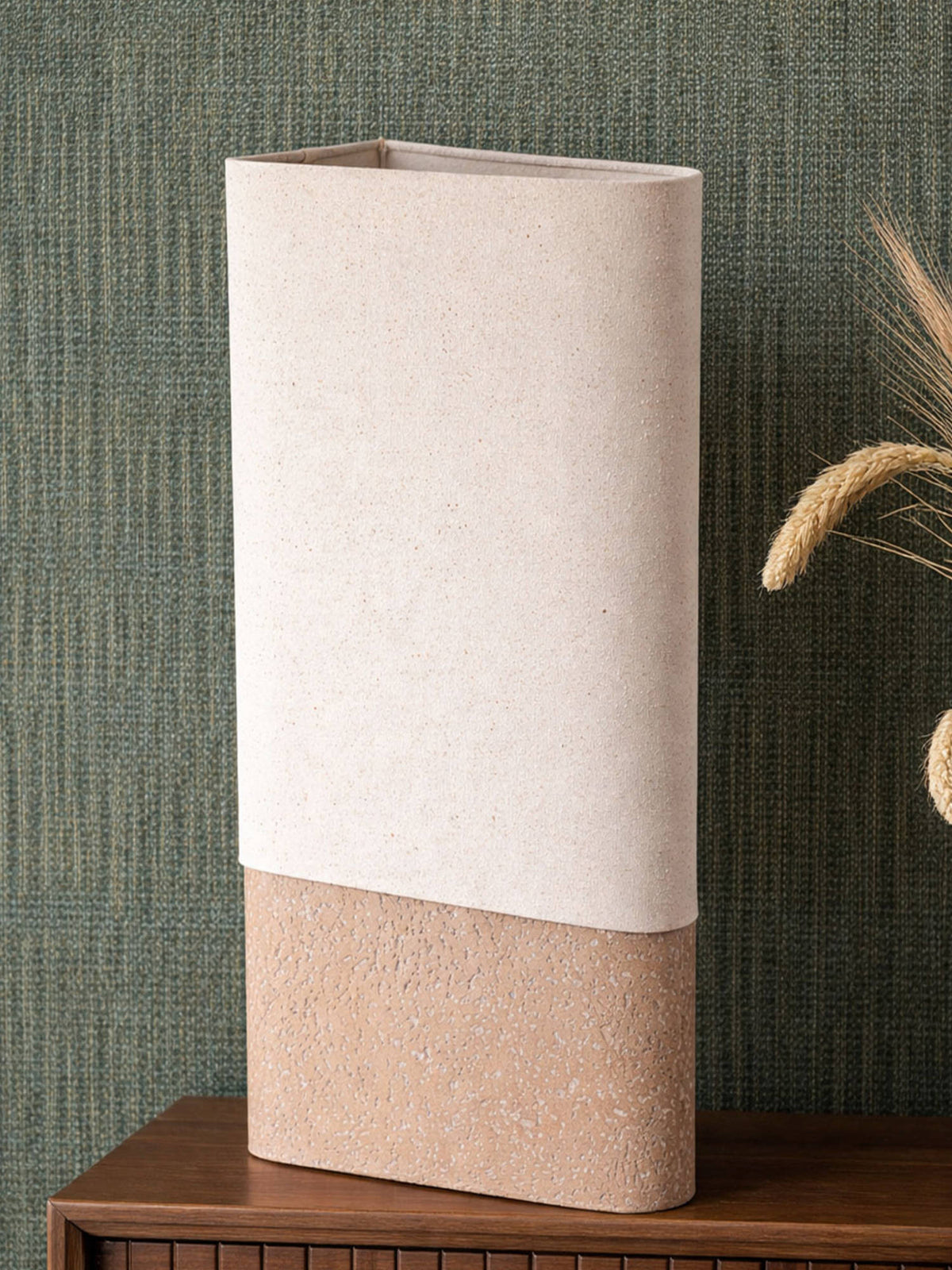 Aarvi Decor Beige Stone Decorative Terra Block Lamp · One Size