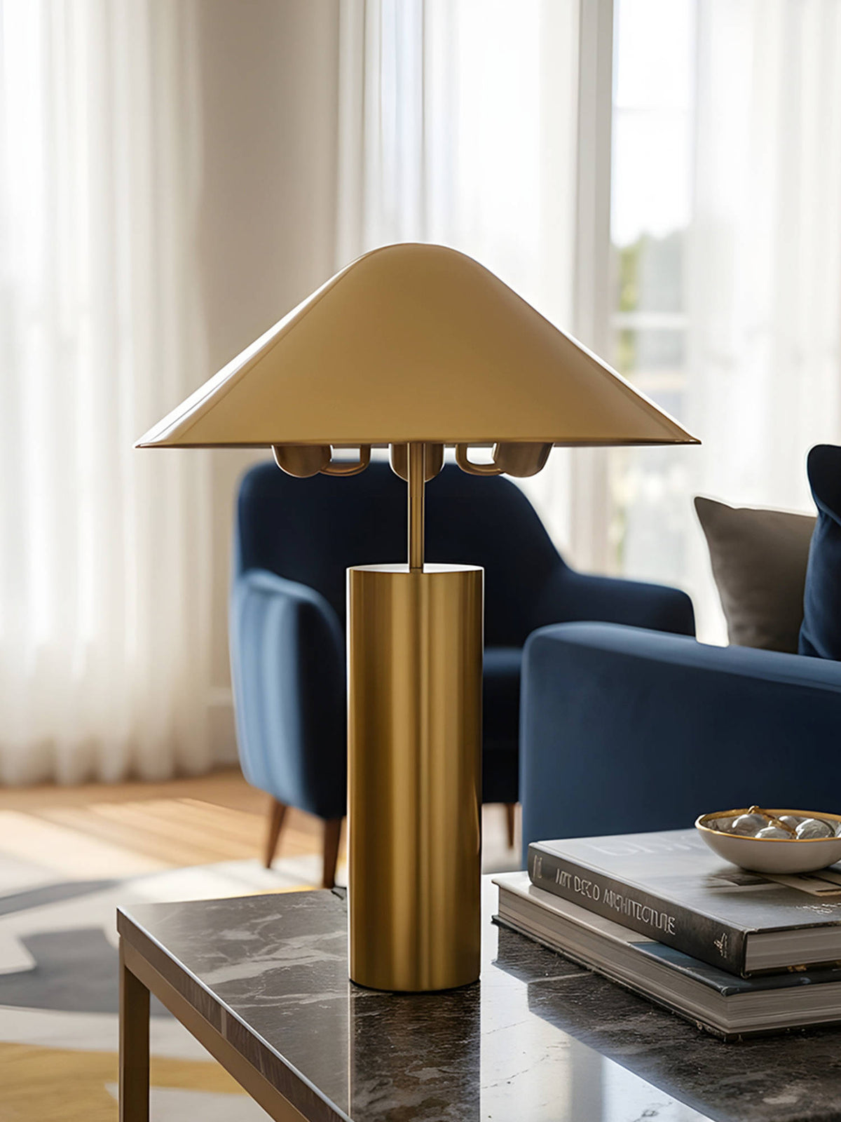 Aarvi Decor Gold Metal Decorative Halo Table Lamp · One Size