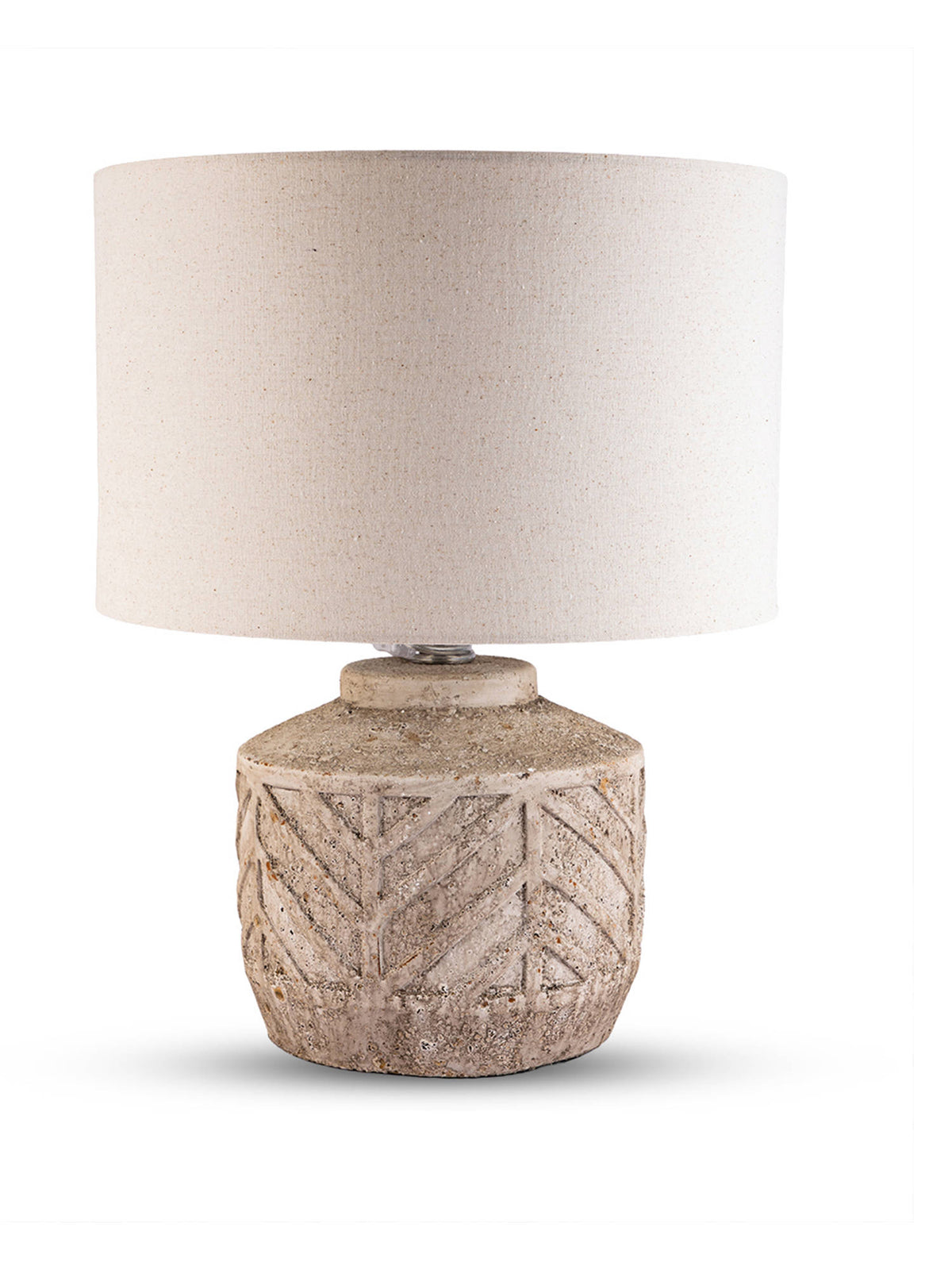 Aarvi Decor Beige Terra Cotta Decorative Royale Luxe Table Lamp