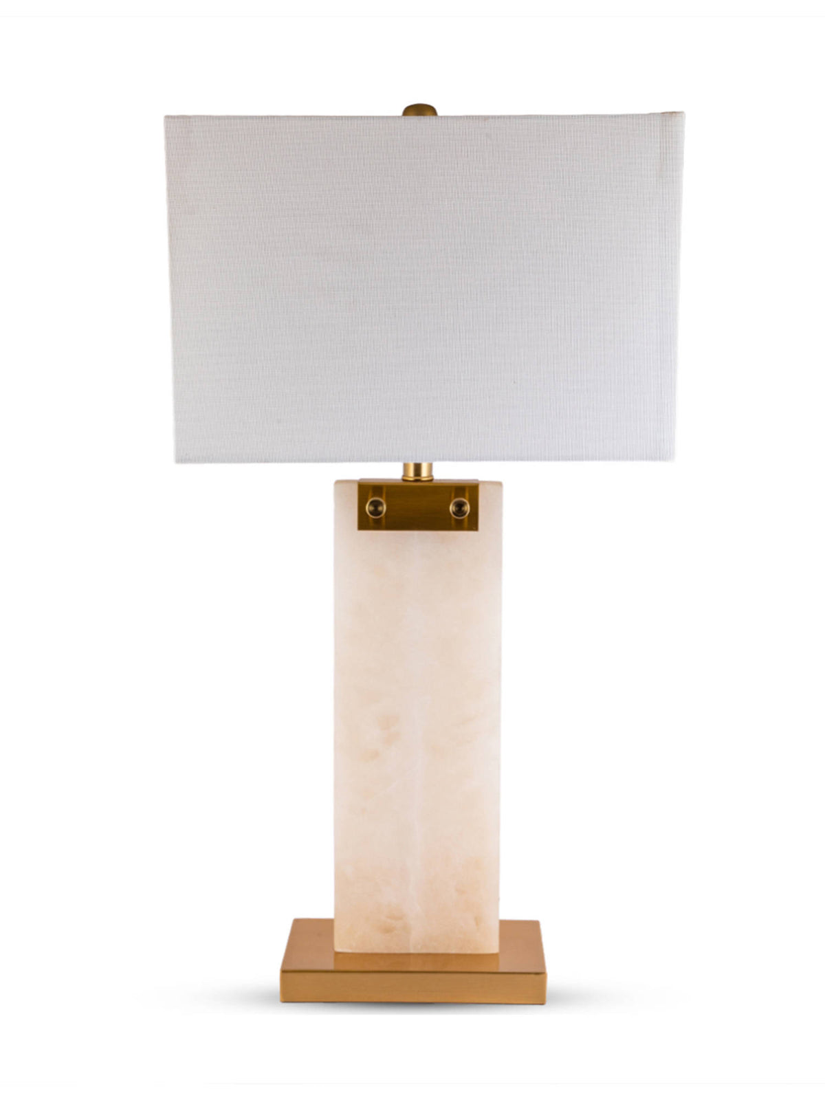 Aarvi Decor White Onyx Decorative Imperial Table Lamp