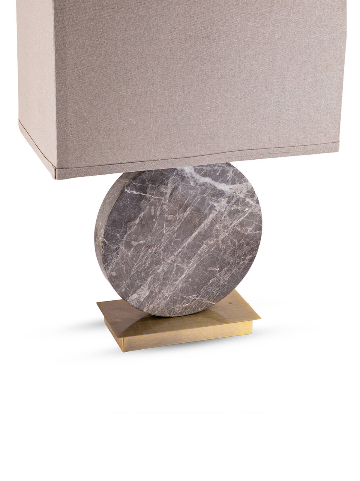 Aarvi Decor Black Marble Decorative Monarch Table Lamp