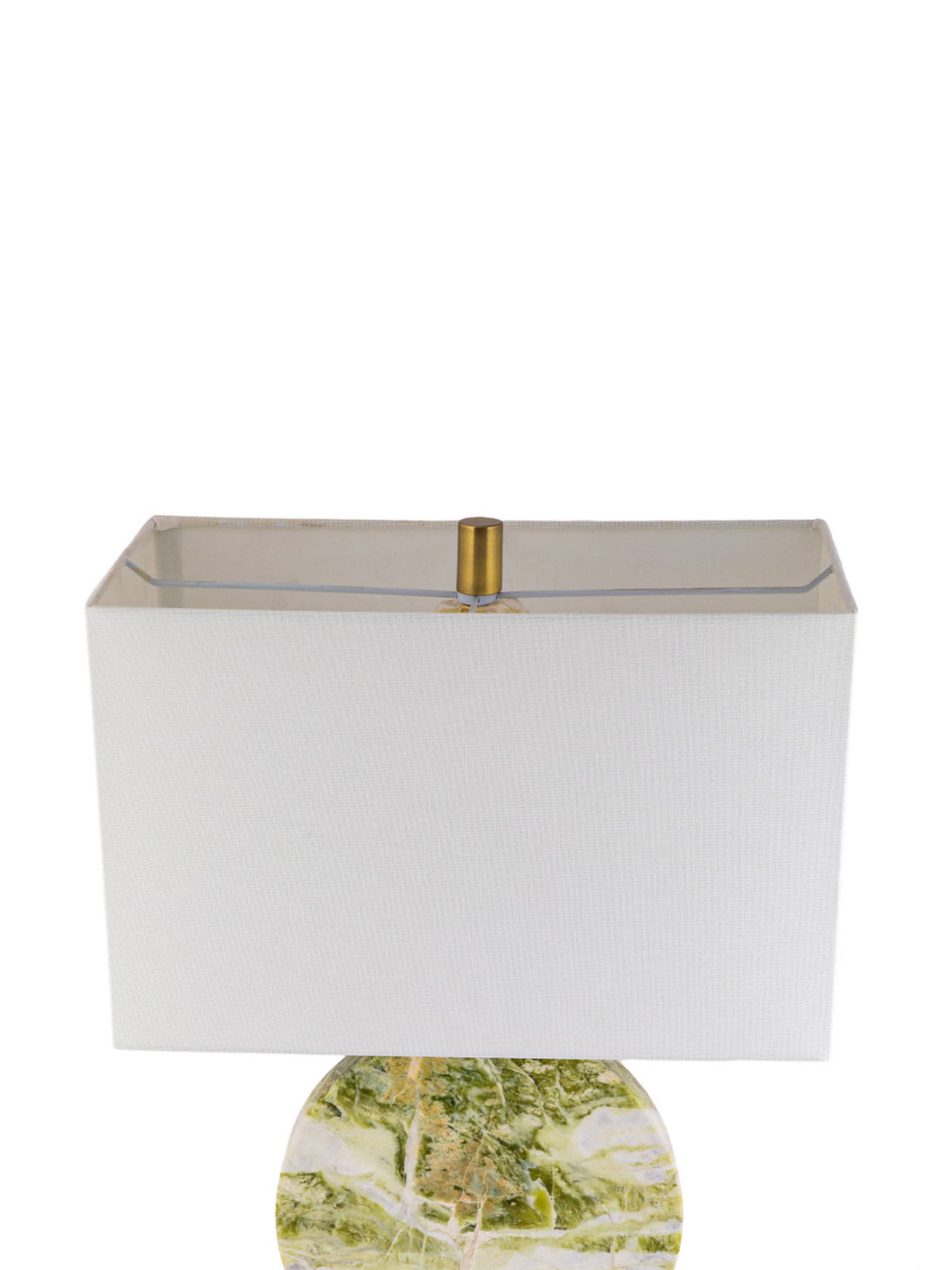 Aarvi Decor Green Marble Decorative Monarch Table Lamp
