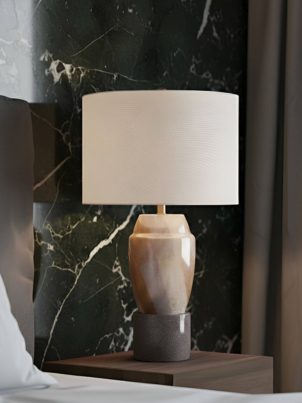 Aarvi Decor Multi-Color Glass Decorative Eclipse Elegance Table Lamp · One Size