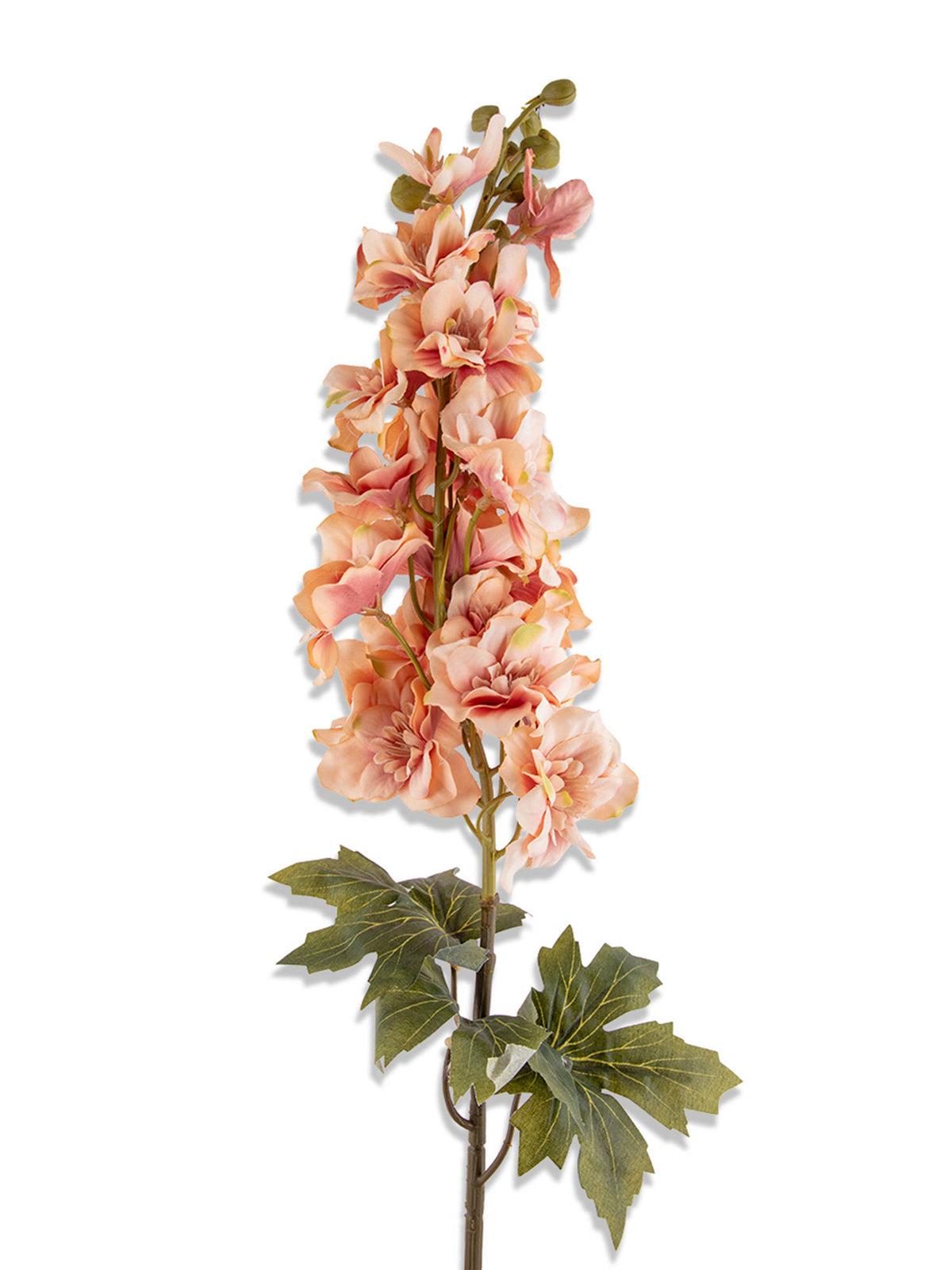 Aarvi Decor Peach Cherry Blossom Silk Stem Single Stem Flower