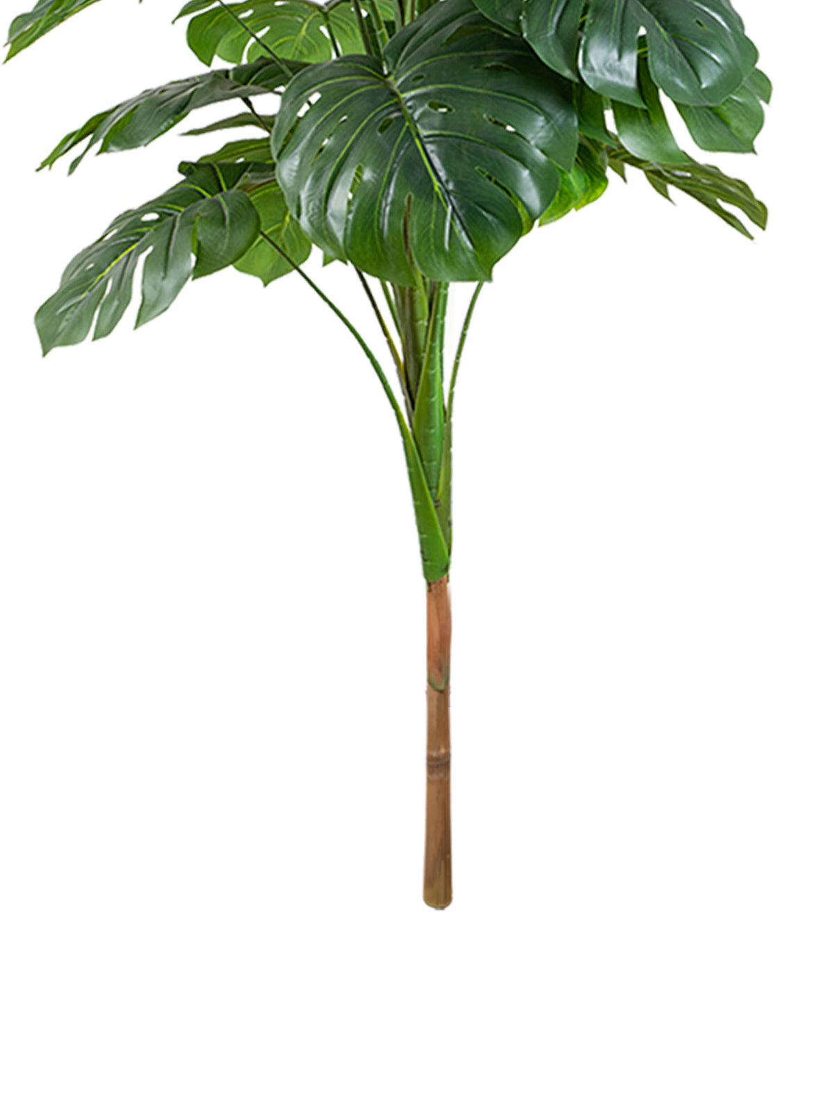 Aarvi Decor Green Artificial Monstera Deliciosa Plant Big Size For Home Decor Without Pot