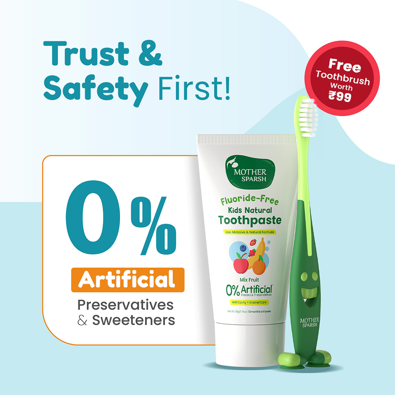 Mother Sparsh Kids Natural Mix Fruit Toothpaste