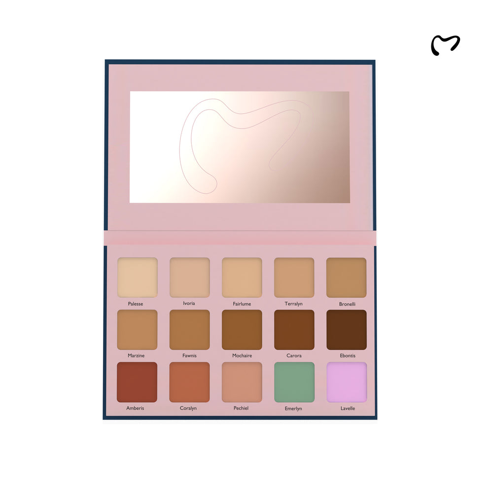 Makezmia Invisiblend palette shades