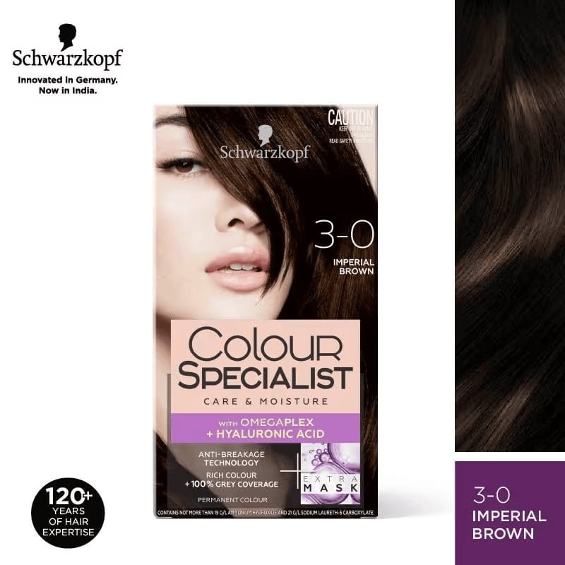 Schwarzkopf - Colour Specialist Permanent Hair Colour (165ML)