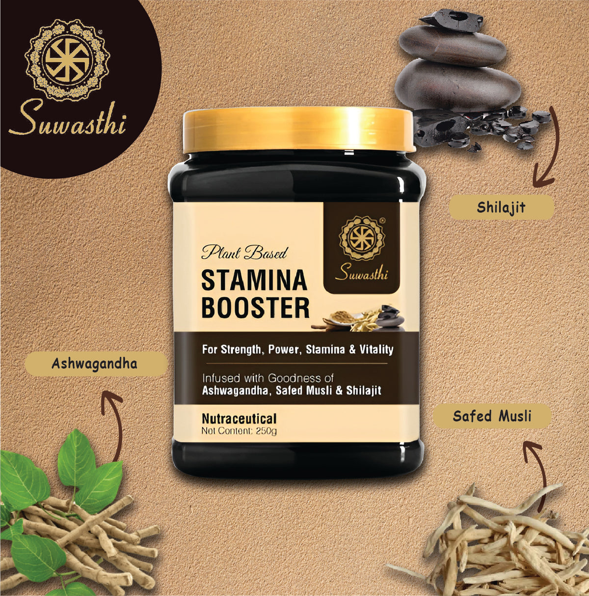 Suwasthi Stamina Booster - 250g
