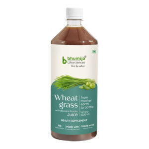 Bhumija Lifesciences Wheatgrass with Aloe Vera & Amla Juice