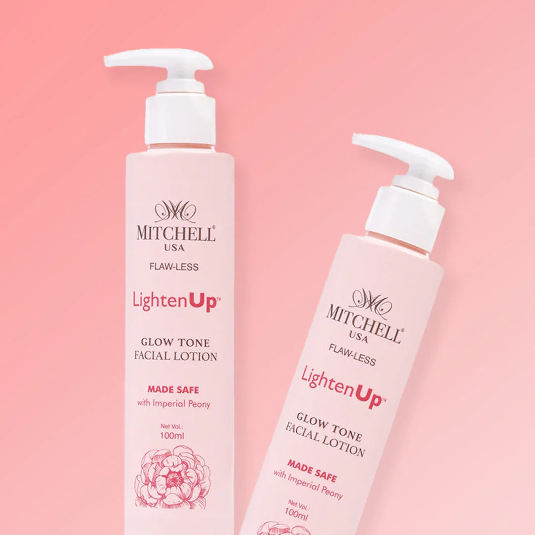 Mitchell - FLAW-LESS LightenUp Glow Tone Facial Lotion (100mL)