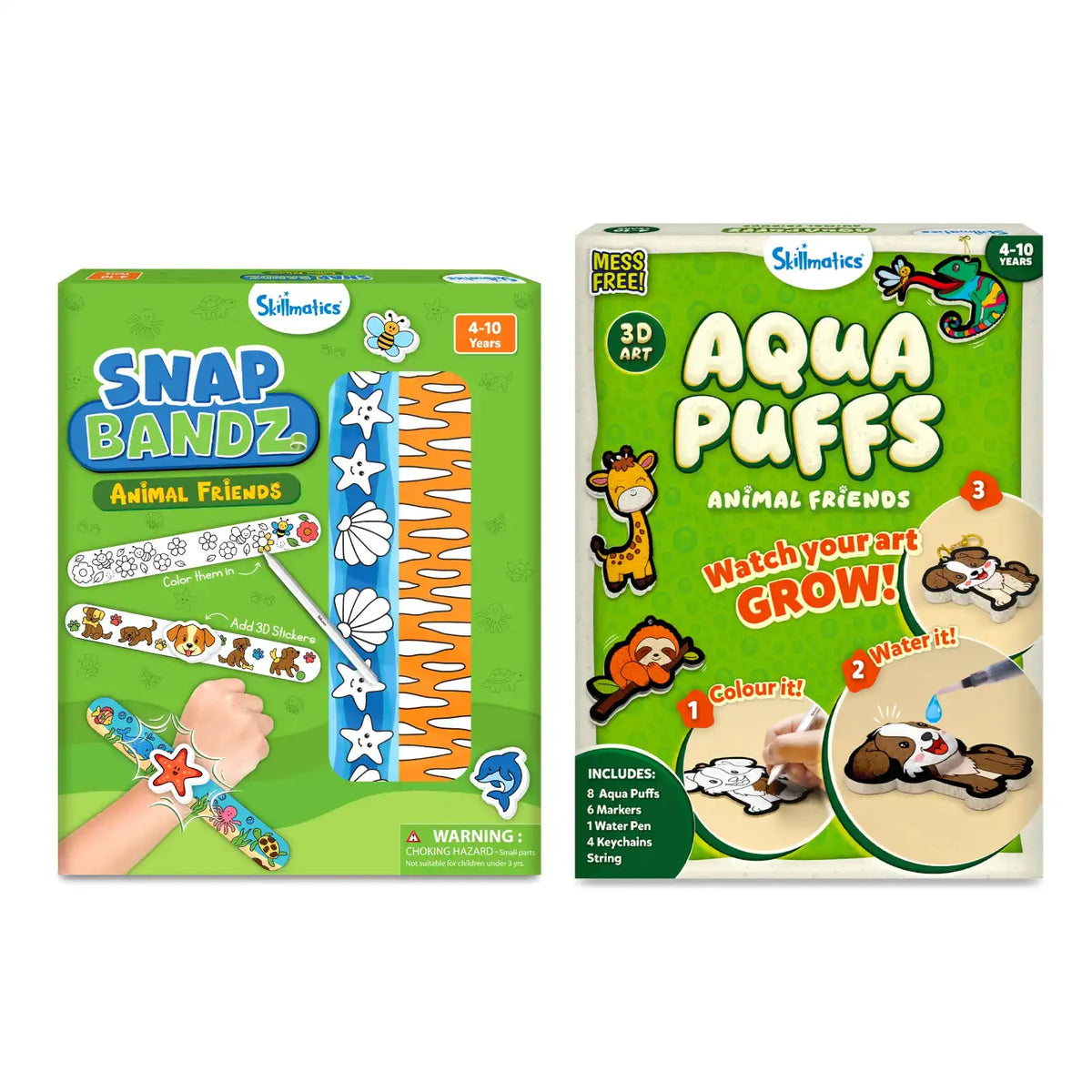 Skillmatics Animal Arts & Crafts Bundle (ages 4-10)