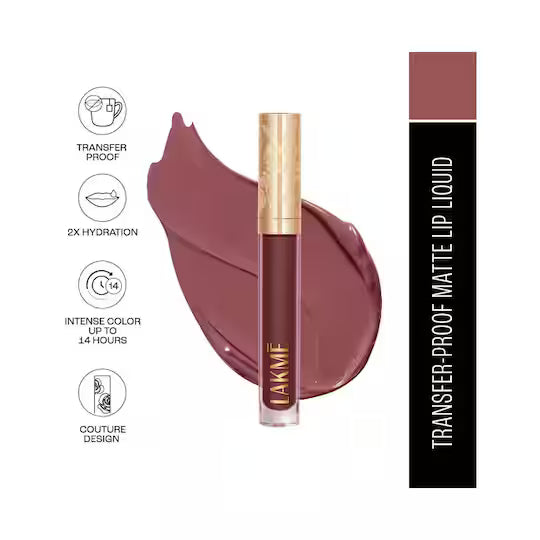 Lakme - Rouge Bloom Matte Liquid Lipstick (3.5ml)
