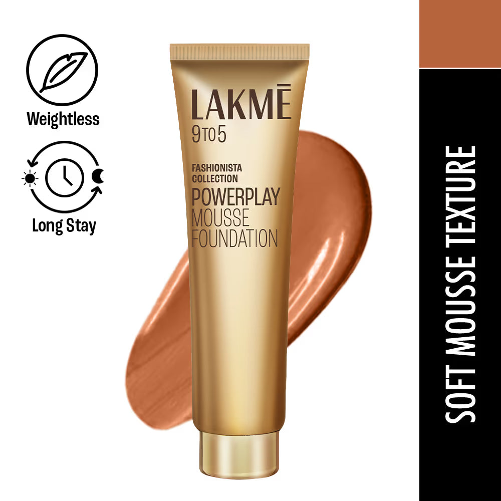Lakme - 9 to 5 Powerplay Mousse Foundation (25g)
