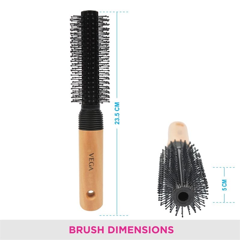 VEGA - Round Brush(Oval Handle) (E8-RB)