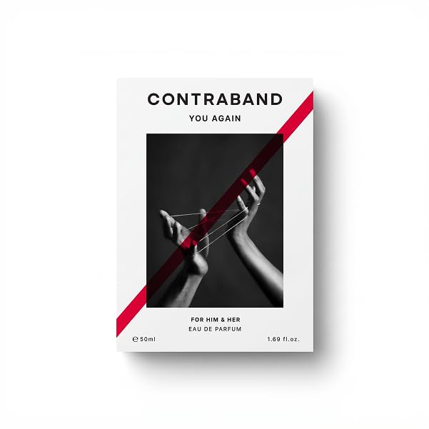Contraband Eau De Parfum - You Again | Aquatic, Musk and Amber Fragrance Notes | Aquatic Fresh & Long Lasting Spray Perfume For Men & Women | 50 ml 50 ml (Pack