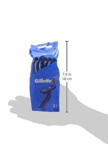 Gillette G2 Disposable Razors - 1 Pack of 5 Razors, 5 stück (1er Pack)