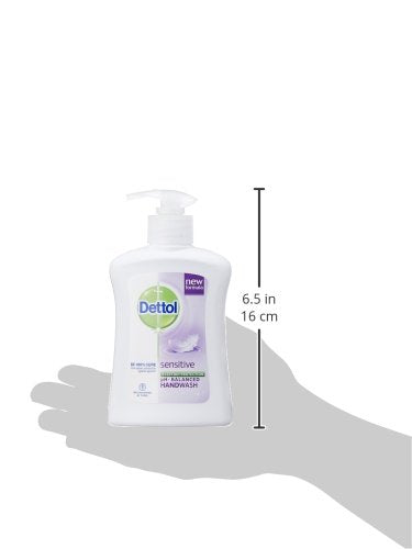 Dettol Sensitive pH Balanced Liquid Soap Handwash Pump - 215 ml (Pack of 3)