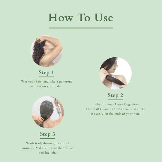 Lotus Organics+ Hair Fall Control Shampoo_300ml + Hair Fall Control Conditioner_150g (Set of 2)