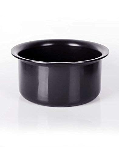 Sumeet 3Mm Aluminium Tope - 9 Inches 0.5 Liter; Hard Anodised, Black - Non-Stick 0.5 Litres