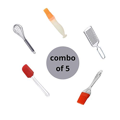 Sakoraware® Essential Kitchen Tools Combo of 4, Steel Kitchen Tool Set