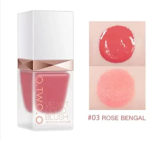 O Two O Liquid Blusher The Colour Lasts Long 15g 01