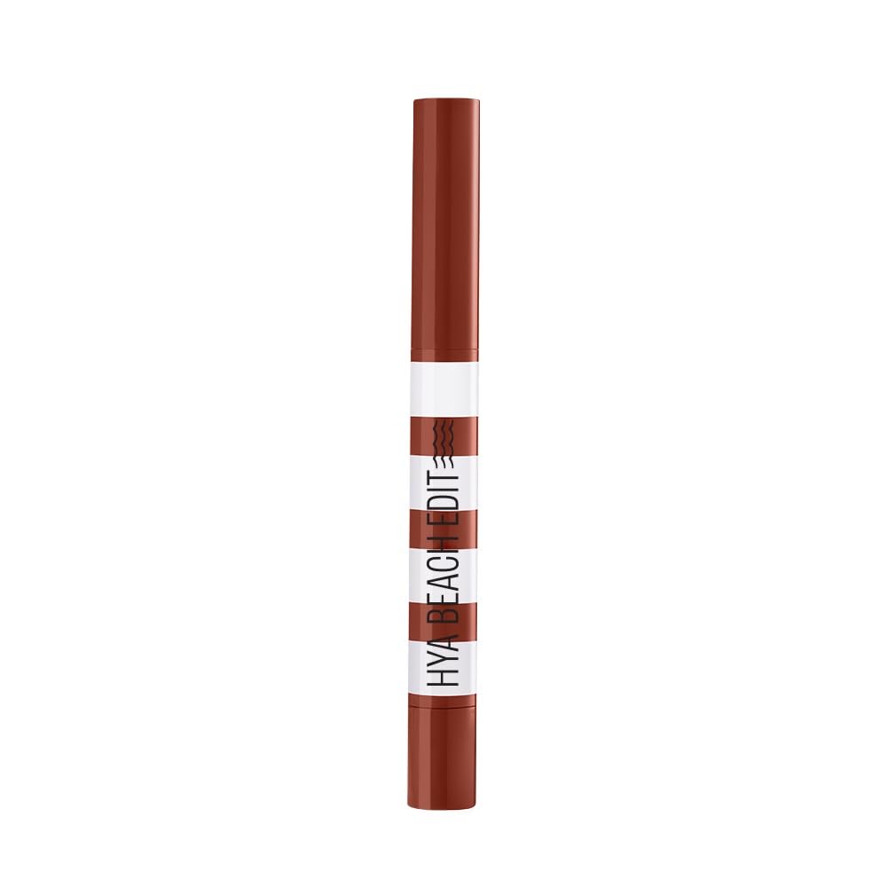 Lakme 9to5 Hya Beach Edit, Lipstick + Liner Duo, Pro Pink Medium, Infused with Hyaluronic Acid, Vitamin E, Jojoba Oil, Comfortable Matte Finish, SPF Powered, Hydrating Lipstick, 2+0.2 g