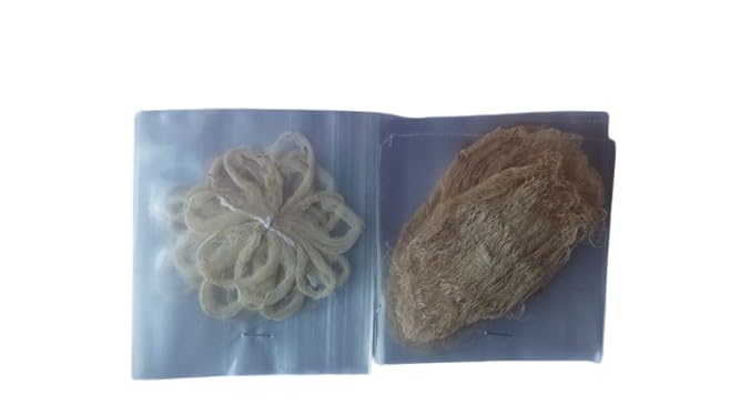 Lotus & Banana Wicks for Pooja | Banana Vathulu Natural, Organic, and Spiritual Enhancers | Thick and Big Size Special Wick for Pooja | Pack of 6