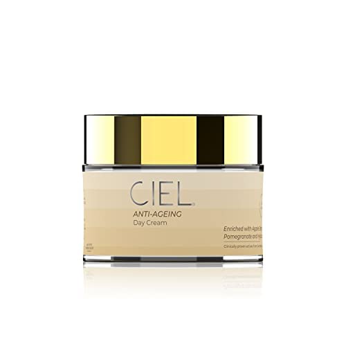 CIEL Anti-Aging Day Cream - 50g | Vitamin C & Hyaluronic Acid Moisturizer for Glowing, Hydrated & Radiant Skin | Anti-Wrinkle Face Cream for All Skin Types | Da